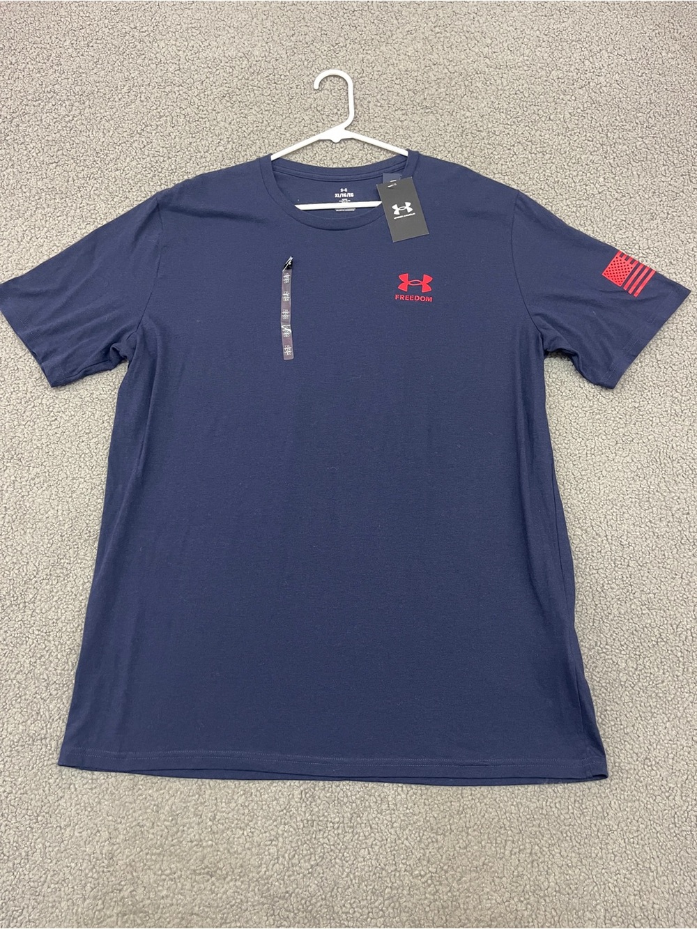 Under Armour Men’s Navy Freedom Logo T-Shirt XL
